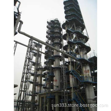 Column type furfural treatment used oil re-refining plant